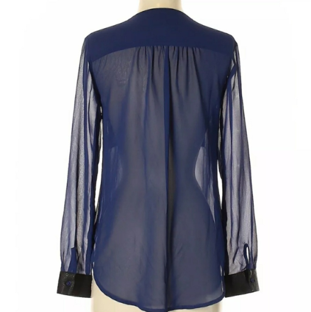 Express Long Sleeve Sheer Top - Picture 3 of 8